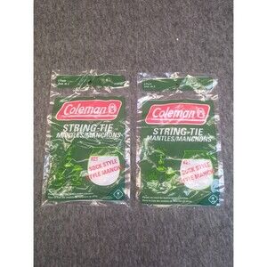 Coleman Heavy Duty Gold Top Mantles Old Stock - 21A101G Two Packs Of Two